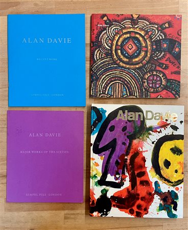 ALAN DAVIE - Lotto unico di 4 cataloghi