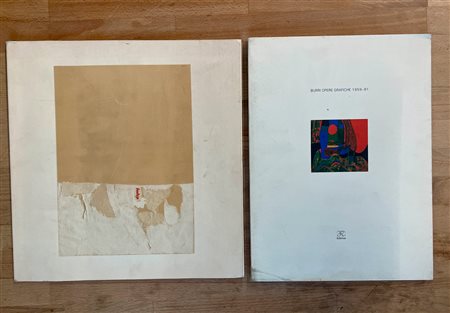 ALBERTO BURRI - Lotto unico di 2 cataloghi
