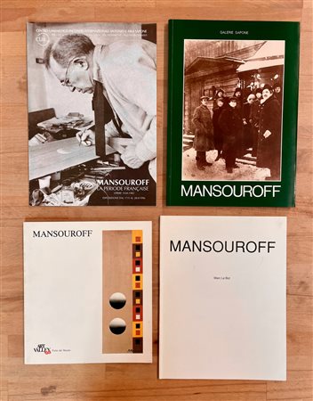 PAUL MANSOUROFF - Lotto unico di 4 cataloghi