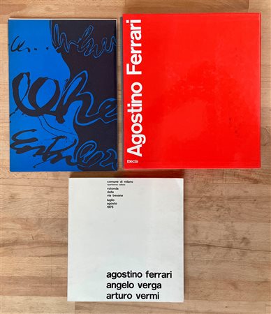 AGOSTINO FERRARI - Lotto unico di 3 cataloghi