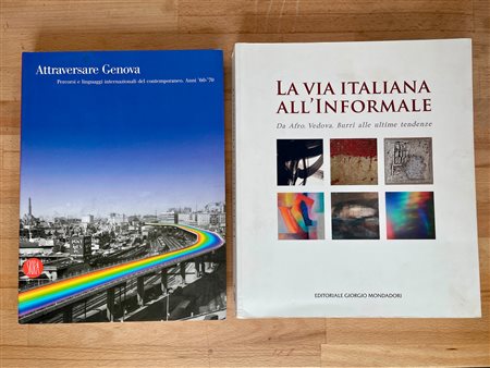 ARTE INFORMALE ITALIANA E TENDENZE CONTEMPORANEE - Lotto unico di 2 cataloghi