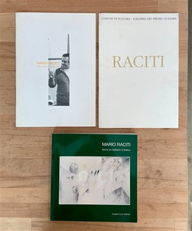 MARIO RACITI - Lotto unico di 3 cataloghi