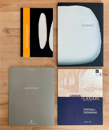 DADAMAINO - Lotto unico di 4 cataloghi, di cui uno autografato