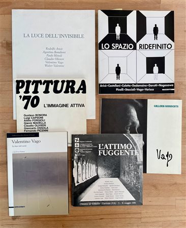 VALENTINO VAGO - Lotto unico di 6 cataloghi