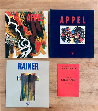 KAREL APPEL E ARNULF RAINER - Lotto unico di 4 cataloghi