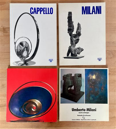 CARMELO CAPPELLO E UMBERTO MILANI - Lotto unico di 4 cataloghi, di cui uno autografato