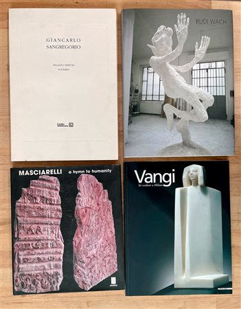 SCULTURI ITALIANI DEL DOPOGUERRA - Lotto unico di 4 cataloghi