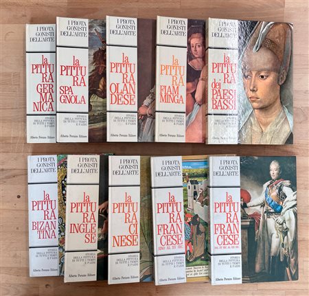 PROTAGONISTI DELL'ARTE - Lotto unico di 10 cataloghi