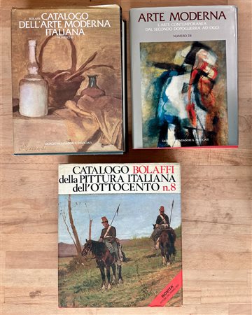 ANNUARI D'ARTE DI OTTOCENTO E NOVECENTO - Lotto unico di 3 cataloghi