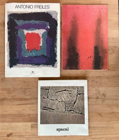 ANTONIO FREILES E LUIGI SPACAL - Lotto unico di 3 cataloghi, di cui uno autografato