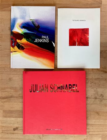 PAUL JENKINS, JULIAN SCHNABEL E TETSURO SHIMIZU - Lotto unico di 3 cataloghi