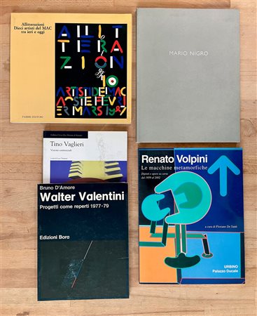 ARTE ITALIANA DEL DOPOGUERRA - Lotto unico di 5 cataloghi
