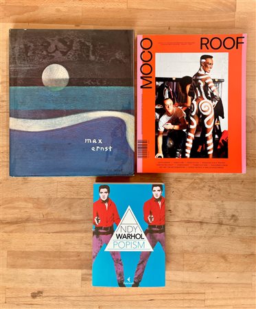 ANDY WARHOL E MAX ERNST - Lotto unico di 3 cataloghi