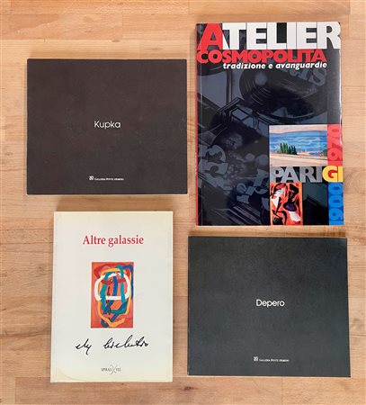 FRANTISEK KUPKA, FORTUNATO DEPERO E COLLETTIVE D'ARTE - Lotto unico di 4 cataloghi