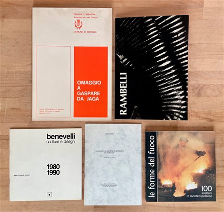 SCULTURA ITALIANA E INTERNAZIONALE - Lotto unico di 5 cataloghi