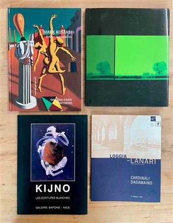 ARTE CONTEMPORANEA (KOSTABI, DADAMAINO, KIJNO, COLTRO) - Lotto unico di 4 cataloghi