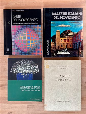 ARTE DEL XX SECOLO - Lotto unico di 4 cataloghi