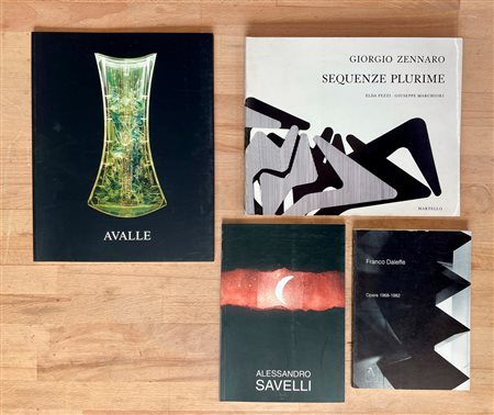 ARTE ITALIANA CONTEMPORANEA E DEL DOPOGUERRA - Lotto unico di 4 cataloghi