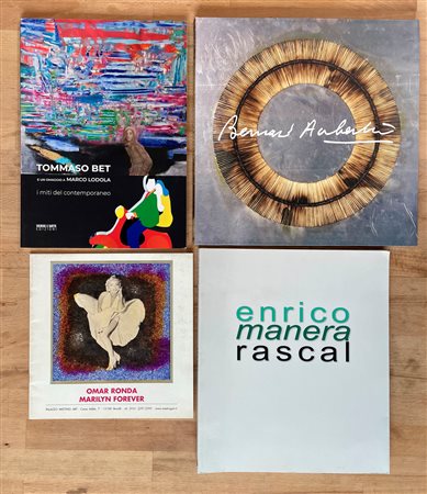 ARTE CONTEMPORANEA - Lotto unico di 4 cataloghi