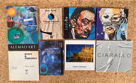 ARTE CONTEMPORANEA ITALIANA - Lotto unico di 8 cataloghi