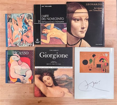 GRANDI MAESTRI DELLA STORIA DELL'ARTE - Lotto unico di 6 cataloghi