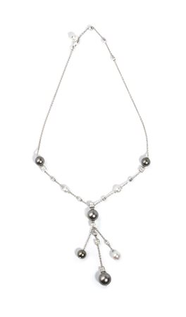 BULGARI  
Collezione "Lvcea": girocollo in oro con perle e diamanti  
 