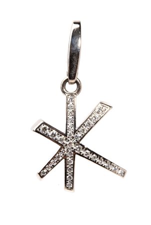 CARTIER  
Pendente in oro e diamanti 
 
