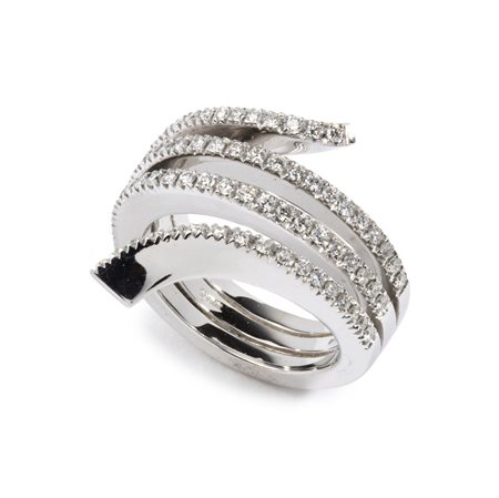 DAMIANI  
Anello in oro con diamanti 
 