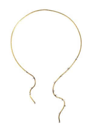  
Girocollo in oro con diamanti 
 