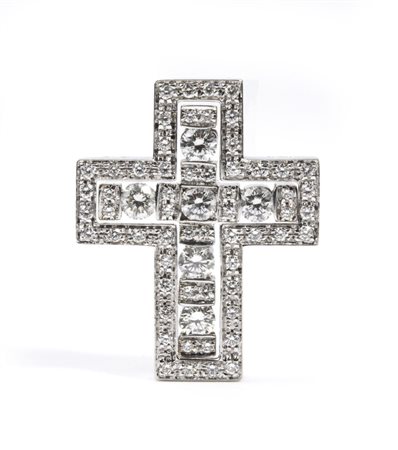  
Pendente in oro bianco con diamanti 
 