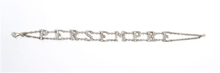  
Bracciale "PER SEMPRE" in oro con diamanti 
 