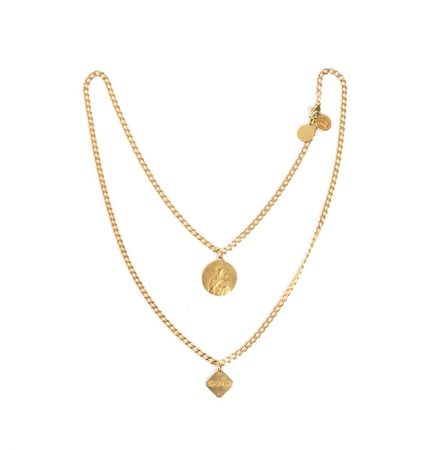  
Girocollo in oro con pendenti 
 