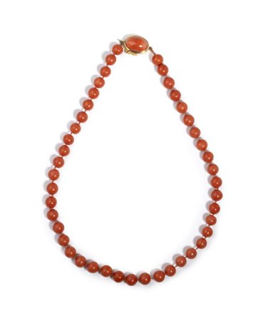  
Collana in corallo Mediterraneo  
 