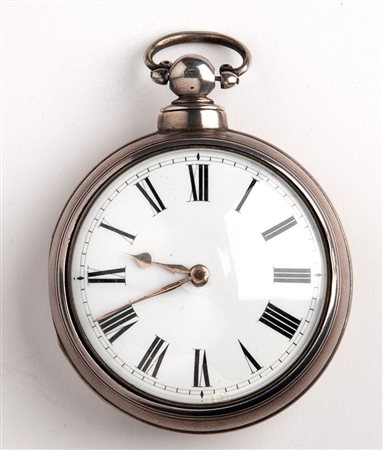 William Limcock  
Orologio da tasca inglese in argento  Birmingham, 1842-1843
 