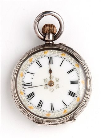  
Orologio da tasca svizzero in argento 1890-1900 circa
 