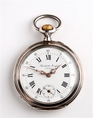 Serafino Bertolotti  
Orologio da tasca svizzero in argento 1890 circa
 