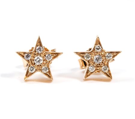  
Orecchini in oro e diamanti 
 