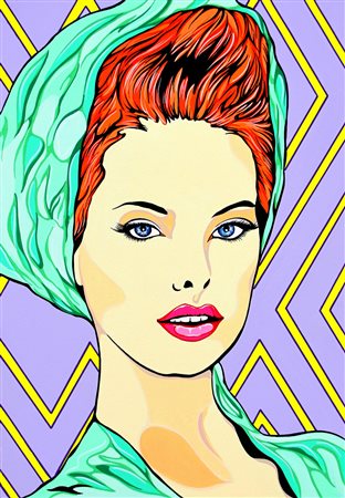 Andy 1971, Monza (Mb) - [Italia] Fascination acrilicofluo su tela 70x50 2014...