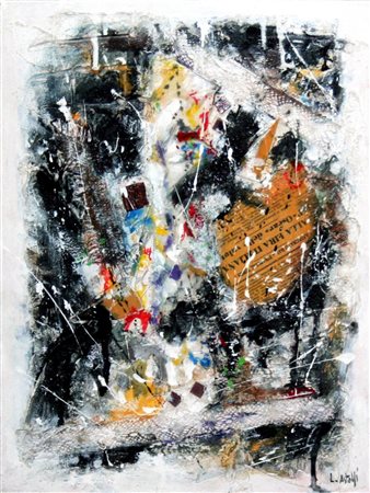 Luciano Astolfi 1960, Cellino Attanasio (Te) - [Italia] Ricordi mista su tela...