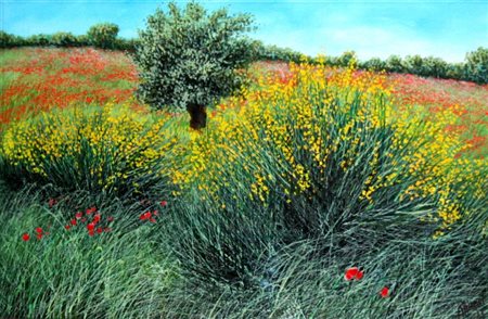 Franco Azzinari 1949, San Demetrio Corone (Cs) - [Italia] senza titolo olio...