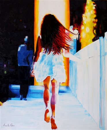 Assunta Cassa 1964, San Giovanni Rotondo (Fg) - [Italia] Icanfly olio su tela...