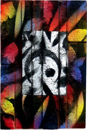 Diego Sly Colussi 1975, Venezia (Ve) - [Italia] Over my stone spray su pietra...