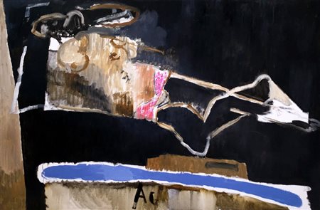 Alberto Gianquinto 1929, Venezia (Ve) - 2003, Jesolo (Ve) - [Italia] Bagnante...