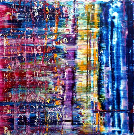 Aivars Kisnics 1955, Madona - [Lettonia] 720 olio su tela 90x90 2014 firma...