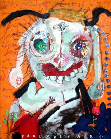 Paul Kostabi 1962, Whittier (California) - [USA] Realizing dreams olio e...