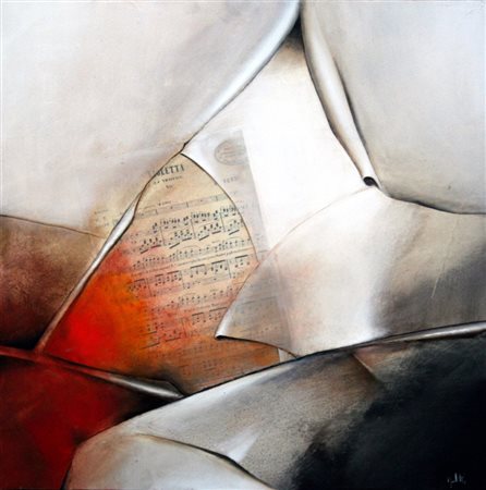 Maura Menichetti 1953, Perugia (Pg) - [Italia] Violetta mista su tela 60x60...