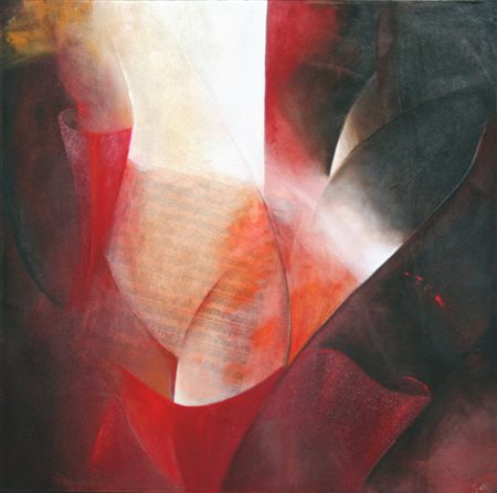 Maura Menichetti 1953, Perugia (Pg) - [Italia] Carmen mista su tela 60x60...