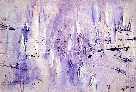 Graziano Rey 1953, Torino (To) - [Italia] Strie cementite e smalti su tavola...