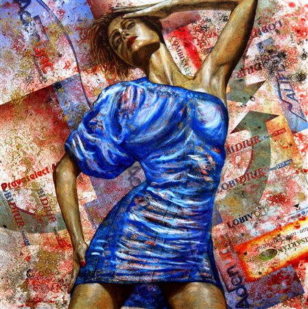 Leonardo Vecchiarino 1956, Foggia (Fg) - [Italia] Untitled 15_12 olio e...