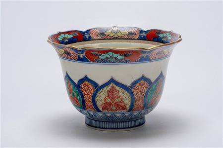 Piccolo portavasi Kutani, Giappone, Periodo Meiji